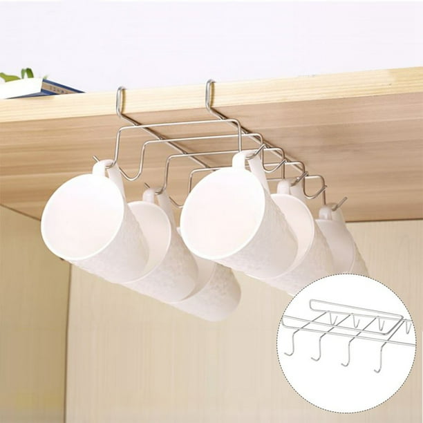 3 Pcs Under Shelf Coffee Cup Mug Holder Hanger Storage Rack Cabinet Hook Kitchen 3 Pcs Under Shelf Coffee Cup Mug Holder Hanger Storage Rack Cabinet Hook Kitchen